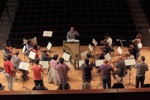 Probe mit dem Orquesta Ciudad de Granada, 23.4.2015, Foto Krasimir Dechev